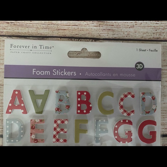 Forever in Time 3D Foam Stickers - Picture 2 of 3